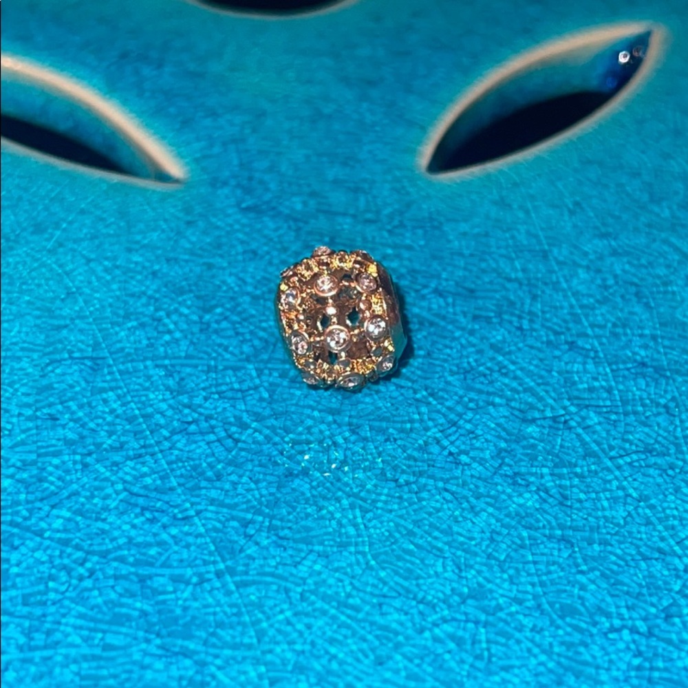 Pandora gold charm